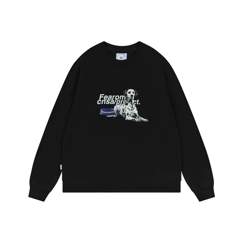 FEAROM Crew Neck Loose Fit Sweatshirt Unisex-5