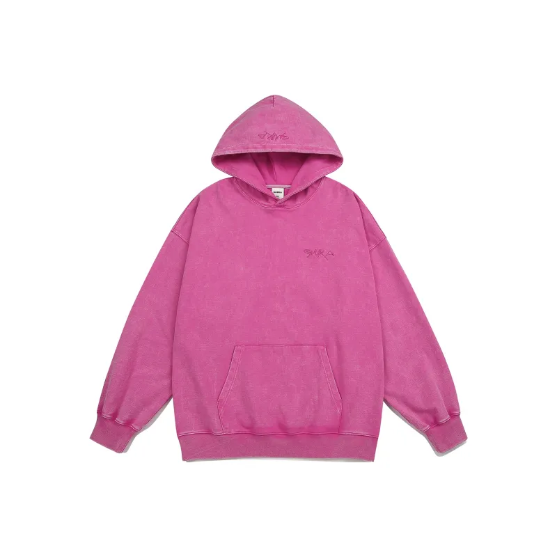 Guuka Sweatshirts Unisex Rose Red-0