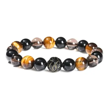 Welcome To The Treasure Tiger's Eye Stone Bracelets Unisex