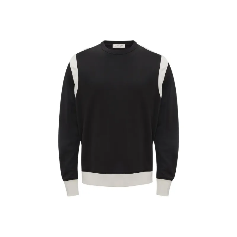 Alexander McQueen Two tone Panelled Sweatshirt-0