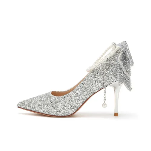 City Camel Slim Heel High Heels Women's