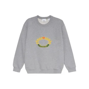 Burberry Addiscombe Laurel Logo Crew Sweatshirt