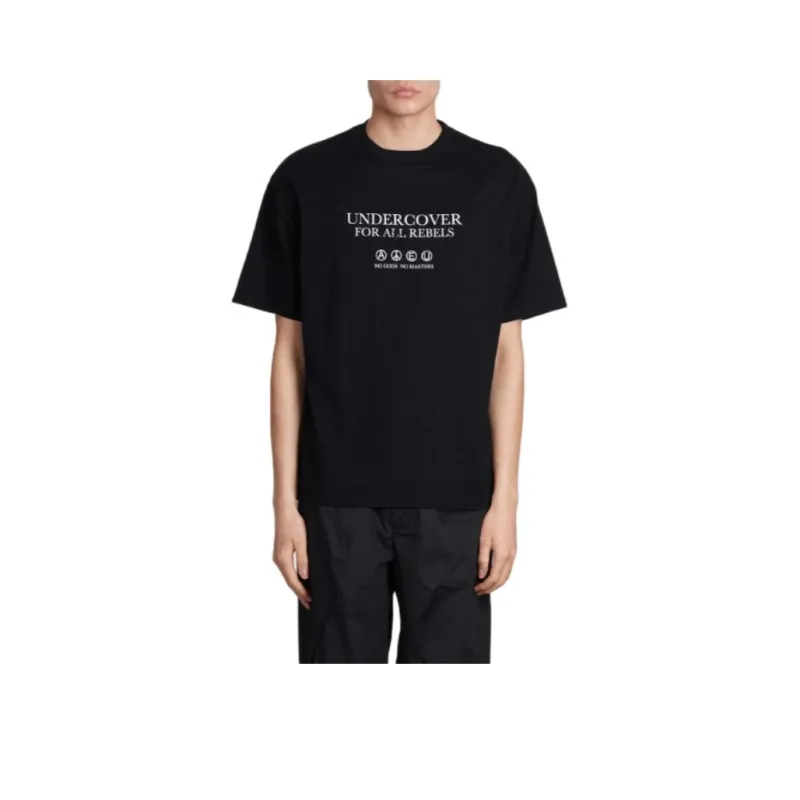 UNDERCOVER Slogan-Printed Crewneck T-Shirt-0