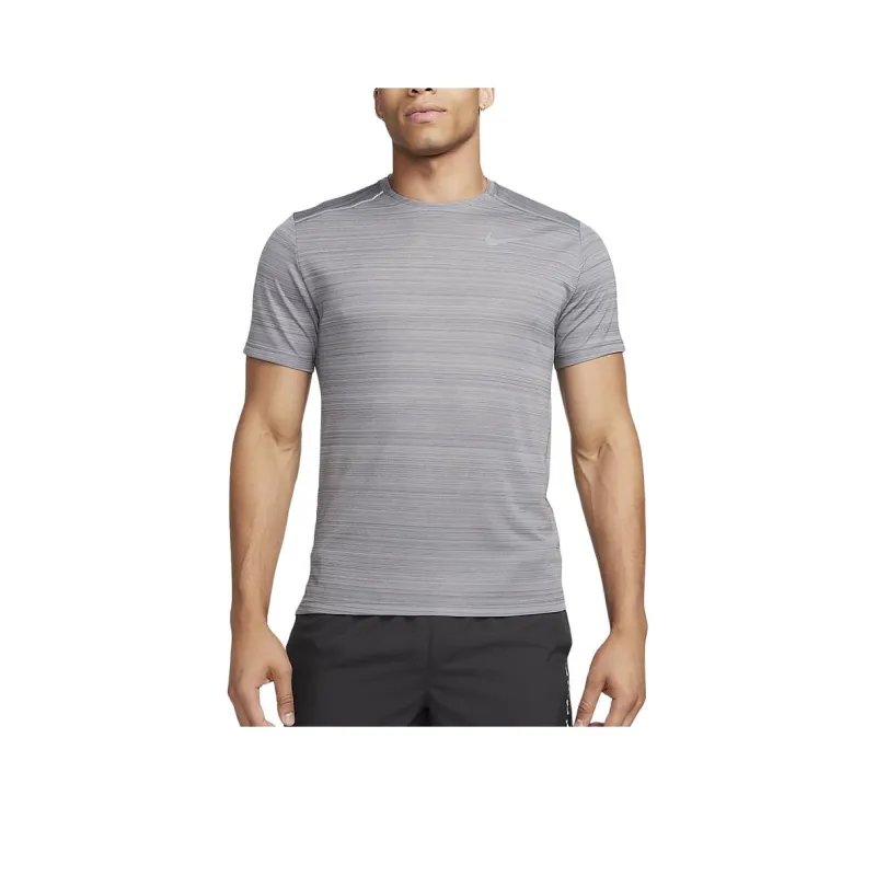 Nike MILER T-Shirts Men Smoke Gray-0