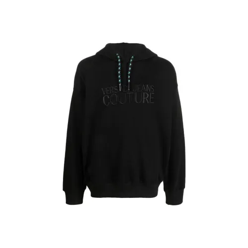 VERSACE JEANS Sweatshirts Men Black