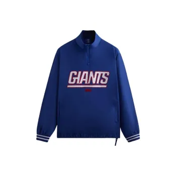 KITH X Nfl Giants Nylon Mock Neck Quarter Zip