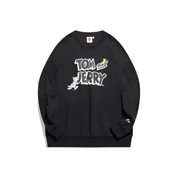 XTEP Vitality Series Sweatshirt Unisex Jet Black