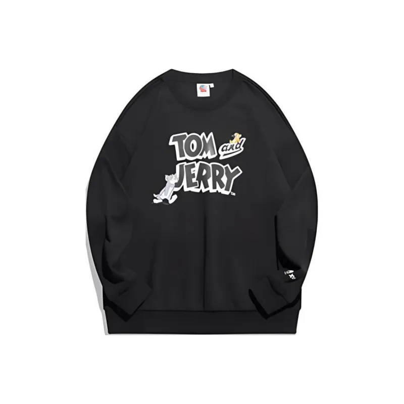 XTEP Vitality Series Sweatshirt Unisex Jet Black-0