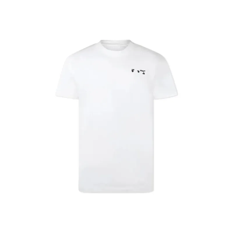 OFF WHITE T Shirts Men White-0
