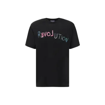 BLUEMARBLE Text-Printed Crewneck T-Shirt