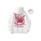 White[Hooded Thickened and Fleece-Lined]