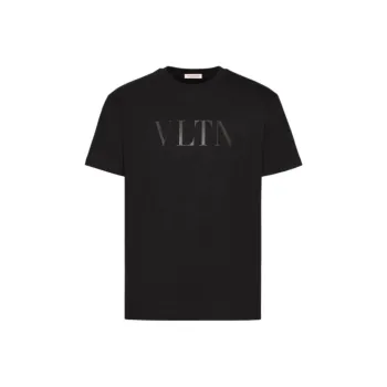 Valentino Garavani Logo Printed Crew Neck T Shirt