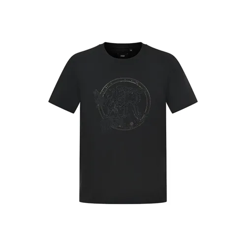 RARE Short Sleeved T Shirts Men's Black