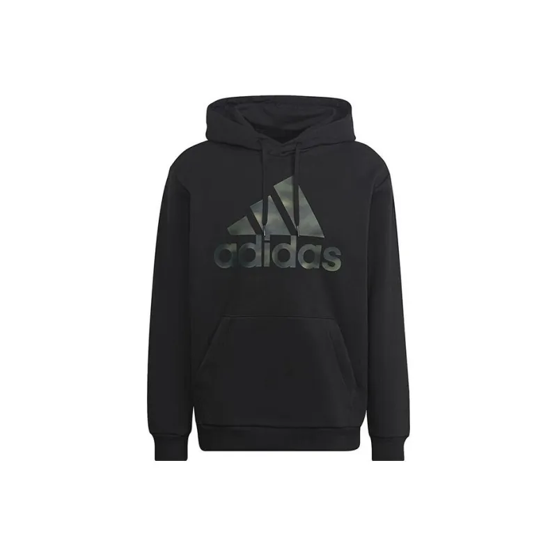 Adidas Essentials Camo Print French Terry Hoodie-0