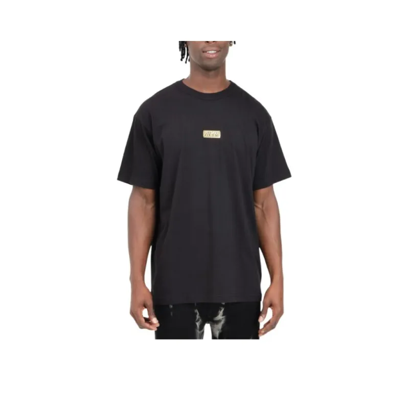 VERSACE JEANS Logo Plaque Crewneck T Shirt-0