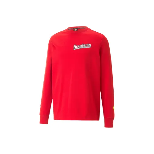 PUMA Scuderia Ferrari Race Sweatshirt Men's Red