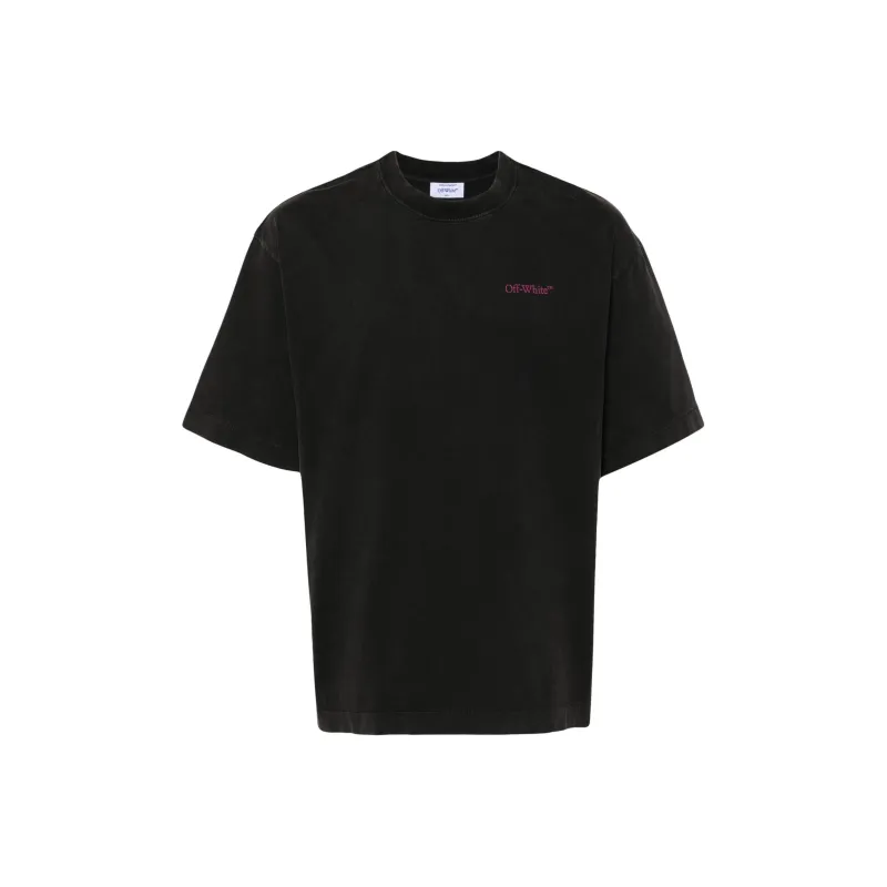 OFF-WHITE Logo Printed Crewneck T-Shirt-0