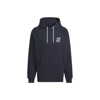 Adidas Small Logo Waffle Hoodie Sweatshirt Men's Legend Ink