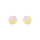 Floral and Fruity Silver Needle Style, 1 Pair