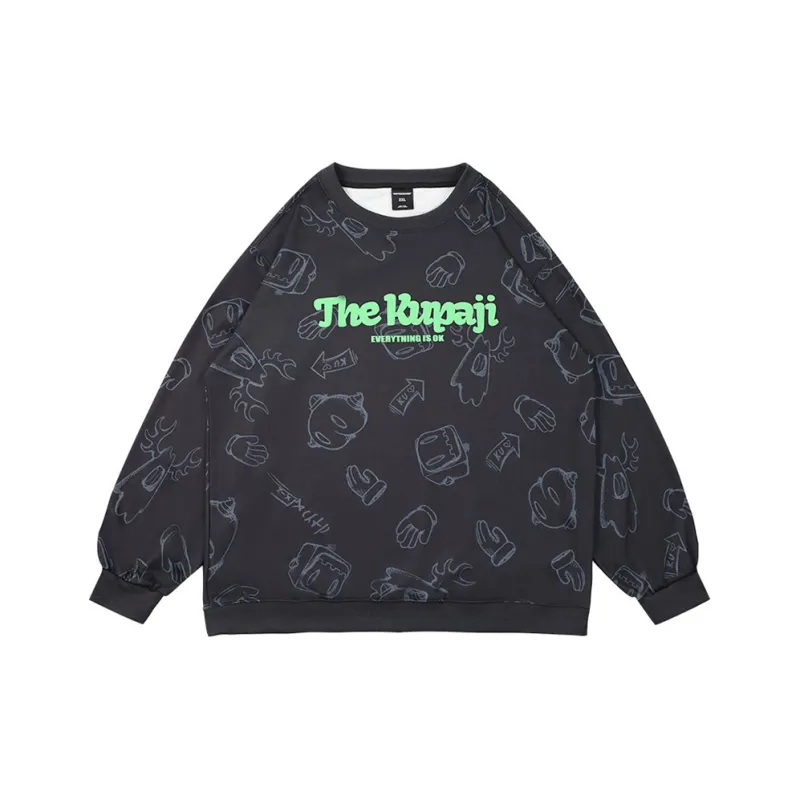 WAYNEXZAVIER x Kupaji Spring Fall Sweatshirt Unisex-6