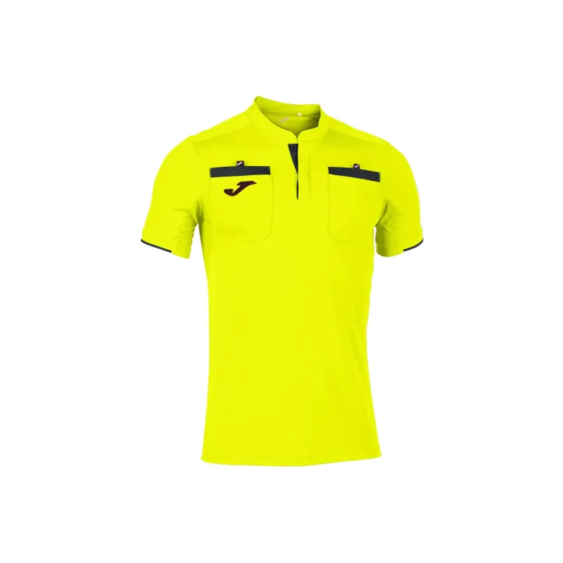 Joma Shirt Short Sleeve Man Referee Fluorescent T-Shirt Men Fluorescent Yellow-0