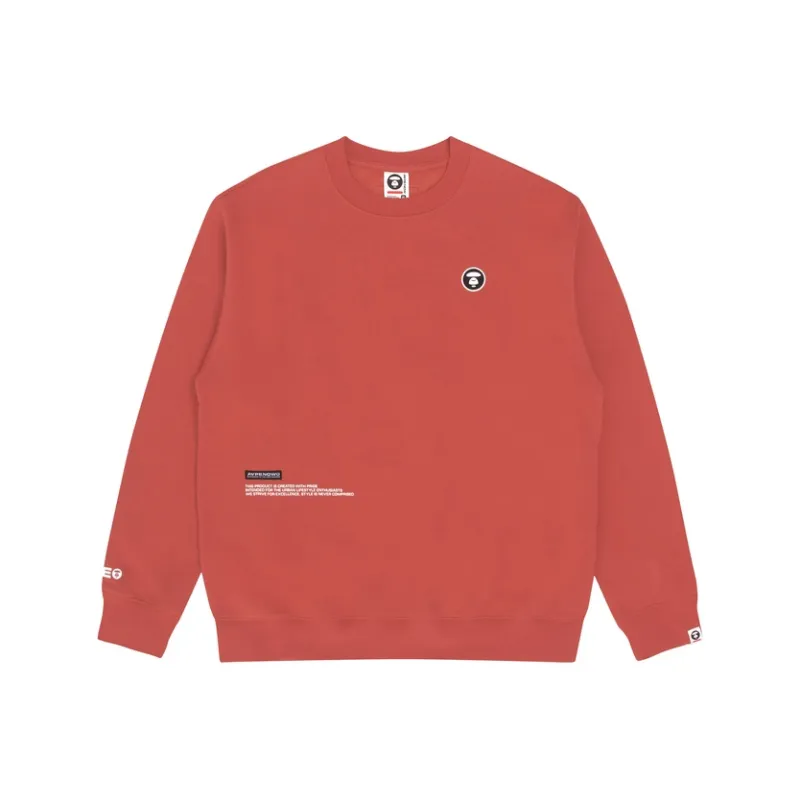 Aape Logo patch Crew Neck Sweatshirt-14