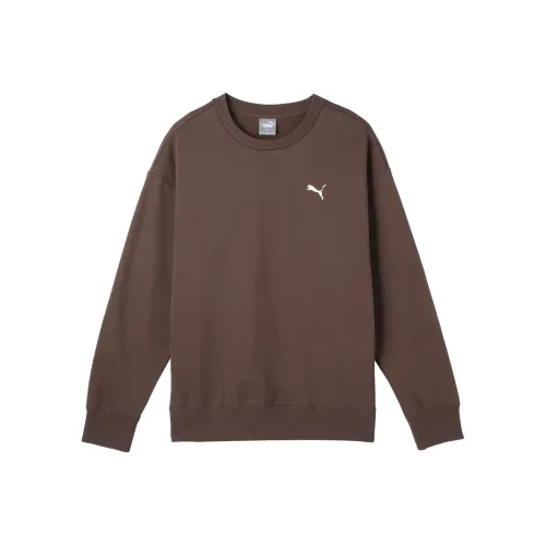 PUMA Sweatshirt Unisex Coffee Brown
