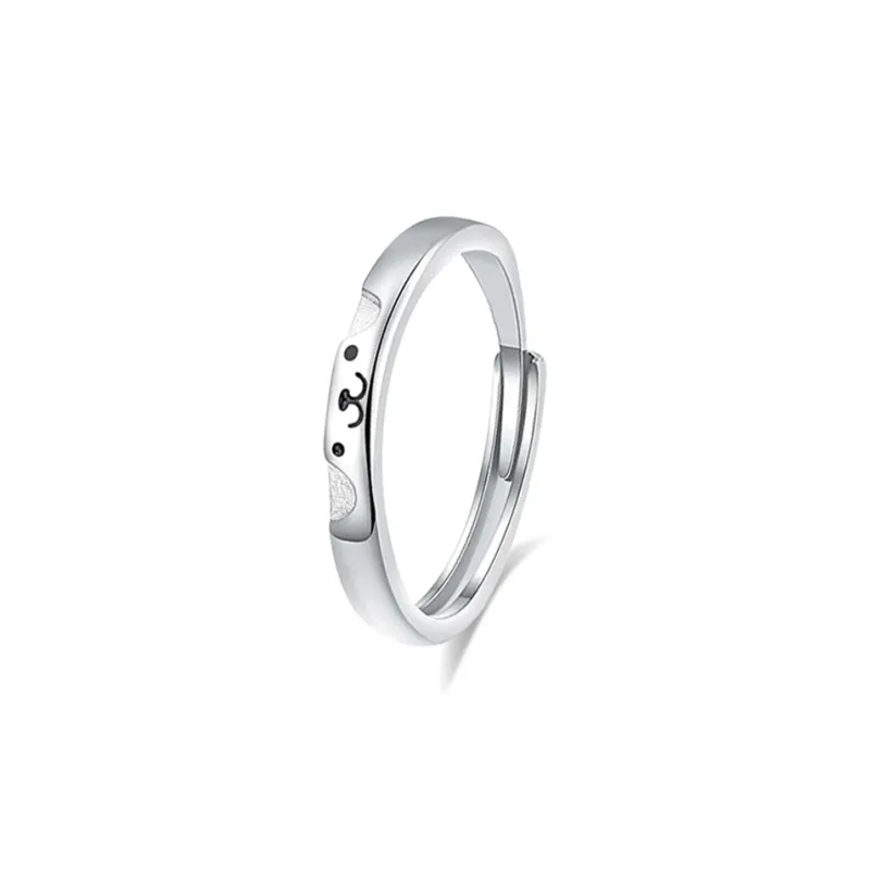 Muyan S999 Fine Silver Rings Unisex-1