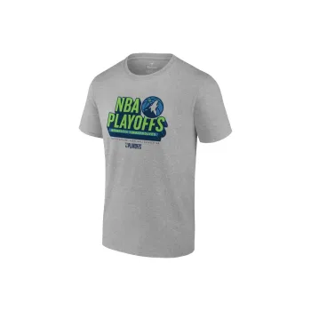 NBA Minnesota Timberwolves Play Off Participant Defensive T-Shirt Men's Gray