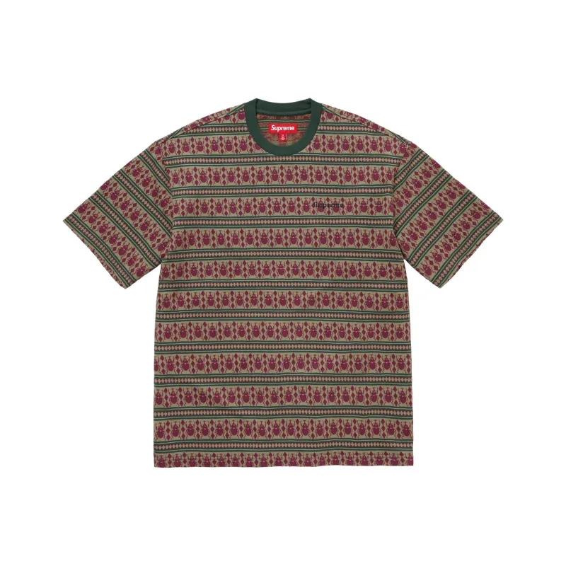 Supreme Jacquard Scarab S/S Top-0