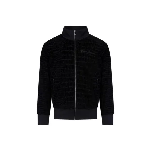 PALM ANGELS Funnel Neck Zip up Jumper