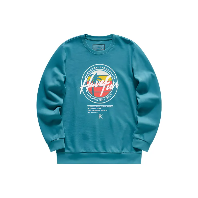 Anta Basketball Collection Sweatshirt Men's Emerald-0