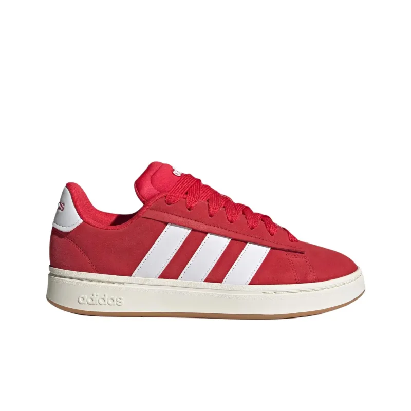 Adidas GRAND COURT ALPHA Anti Slip Wear Resistant Low Top Skateboard Shoes Men's Red-1