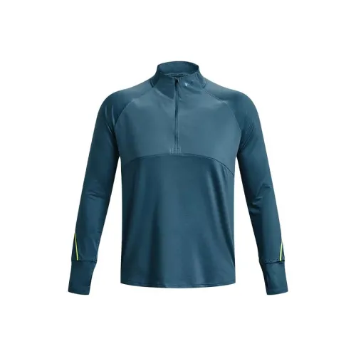 Under Armour Men's UA Qualifier Run 2.0 ½ Zip Sweatshirt Blue