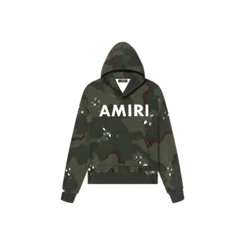 AMIRI Army Core Logo Hooded Sweatshirt