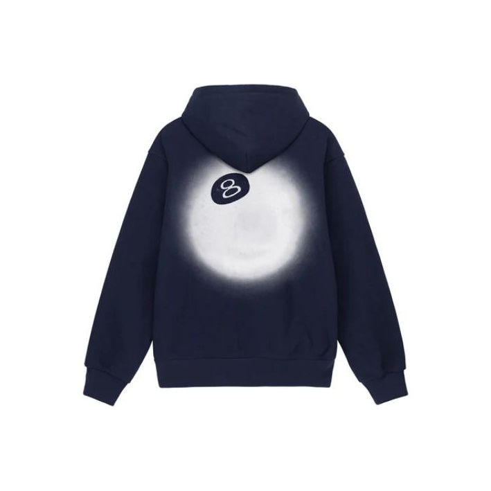 Stussy 8 Ball Fade Hoodie Black XXL - POIZON
