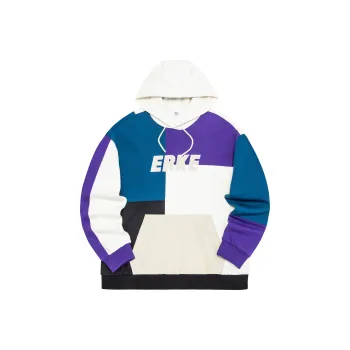Erke Sweatshirts Men Glacier White/Truffle Purple