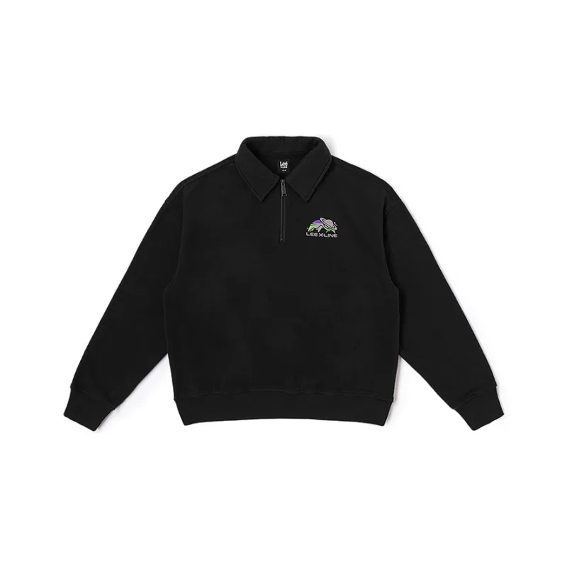 Lee FW23 Sweatshirt Unisex Black-0
