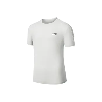Erke T Shirt Men's Single Dye Dim Gray