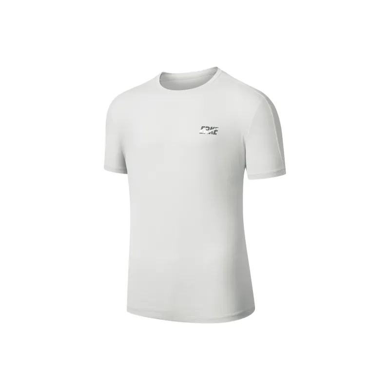 Erke T Shirt Men's Single Dye Dim Gray-0