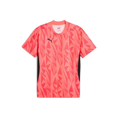 PUMA T-Shirts Men Coral Pink