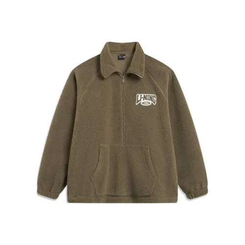 LiNing Sports Fashion Collection Sweatshirt Unisex Teak Brown