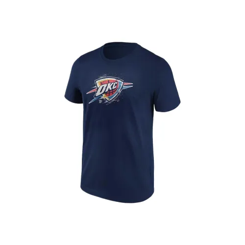 NBA Oklahoma City Thunder Oklahoma City Thunder Splatter Graphic T-Shirt Men's Blue