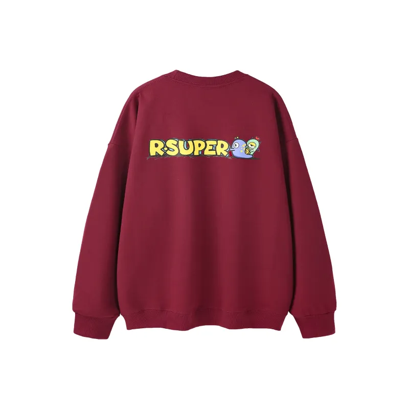 R.super X Monster Letter Co branded Series Sweatshirts Unisex-17