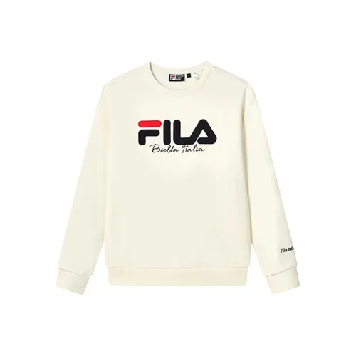FILA Sweatshirt Unisex Latex White