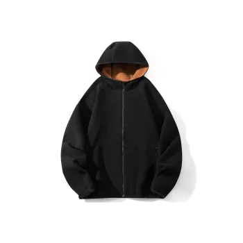 JIPIAO Sweatshirts Unisex Black/Orange