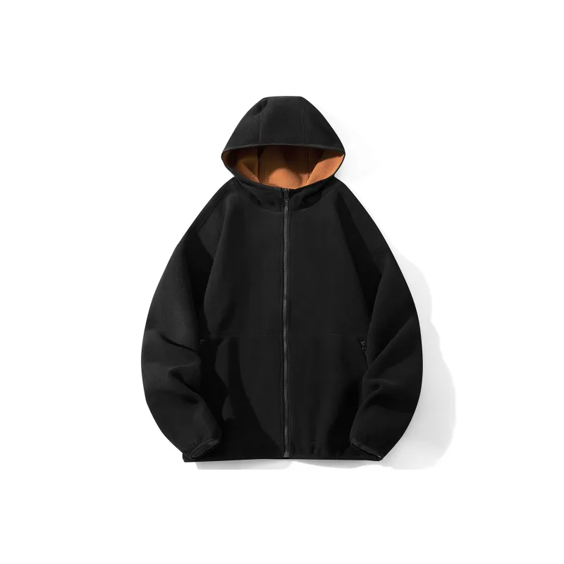 JIPIAO Sweatshirts Unisex Black/Orange-0
