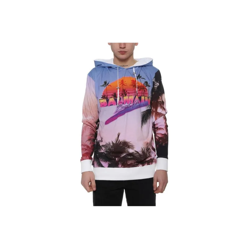 BALMAIN SS23 Sweatshirt Men's Blue-0
