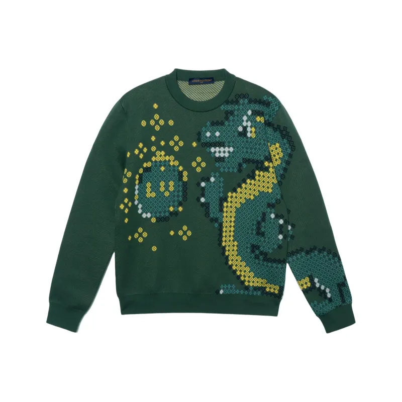 LOUIS VUITTON SS24 Sweatshirt Men's Green-0