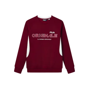 FILA Sweatshirts Men Rose Burgundy